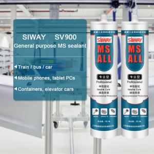 China Sv 900 Ms Construction Adhesive Sealant Transparent Color Cartridge Package wholesale