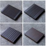 Fireproof Bamboo Flooring Outdoor Decking , Square Vertical Bamboo Flooring