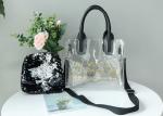 Sequin Bag For Women Shopping Transparent PVC Tote Bag