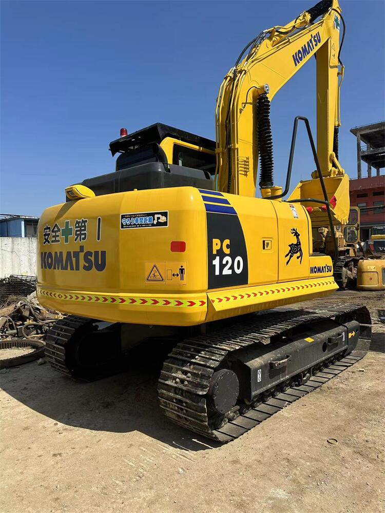 Cummins Engine Used Komatsu Excavator PC120 1860 Working Hours 90% Construction Equipment