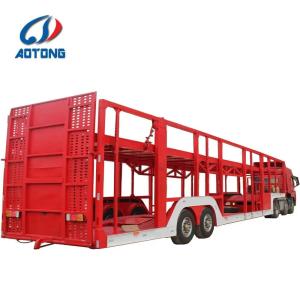China Dual Line Braking System Car Hauler Truck Trailer with and in 15000mm*2500mm*3800mm wholesale