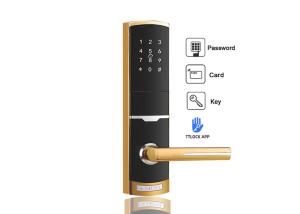 China Battery Keyless Door Lock With Wifi Keypad Door Lock Apartment Hotel Password wholesale