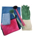 Non-Scratch Microfiber Cleaning Dishes Pad Scrub Sponges For Kitchen BathRoom