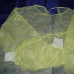 High Protective Disposable Isolation Gowns Non Woven Material Weight 20gsm
