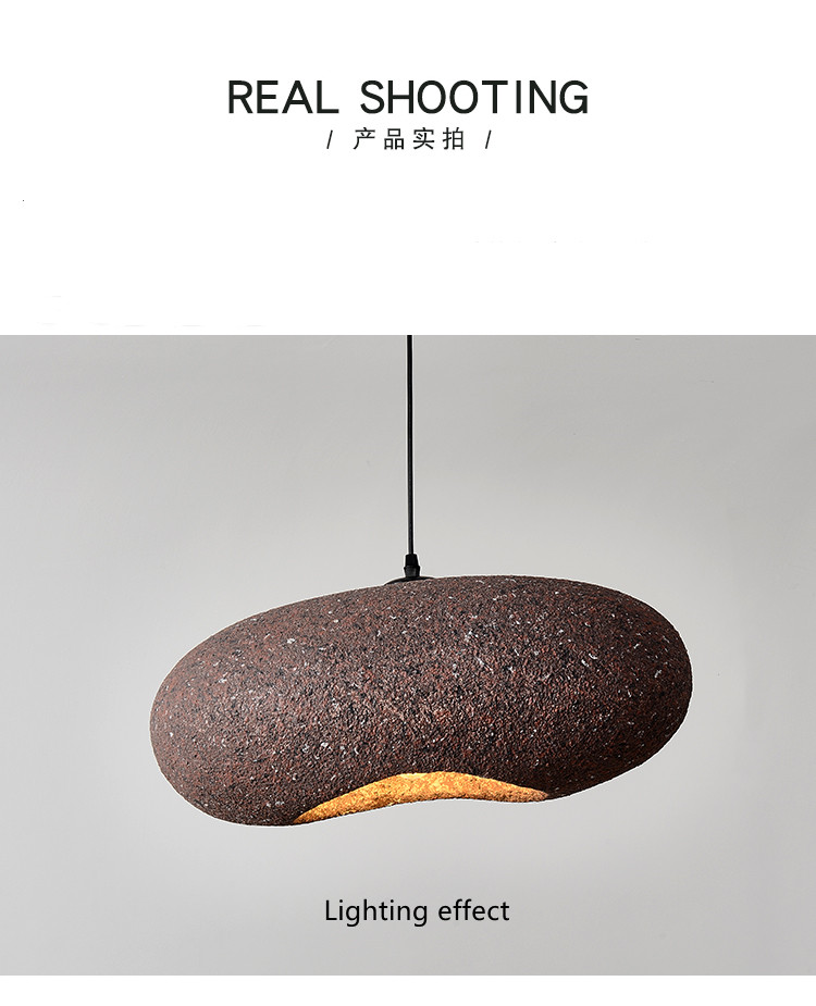 Nordic Minimalism Wabi-Sabi LED Chandelier Living Room Bedroom Modern Bar Decoration Lamp(WH-VP-171)
