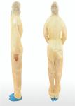 Chemical Resistant Disposable Coverall Suit Type 3 / 4 With Hood