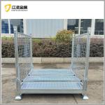 1000kg Load Capacity Foldable Steel Stillage Pallet Cage For Industrial Storage