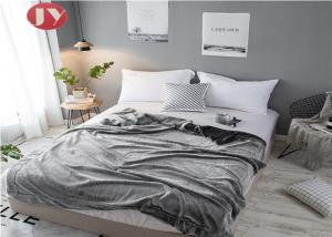 China Double Layer Faux Animal Fur Blanket 100% Polyester tip discharged Rabbit Mink Fur wholesale