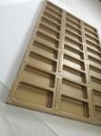 PTFE 0.8mm 920x600x33.5mm Industrial Baking Pan Gold Cookie Sheet