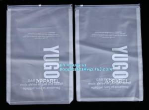 China Plastic Cosmetics packaging bags With Slider Zipper Top, Frosted PVC Slider Zipper Bags, Pencil Case Promotional Gift wholesale
