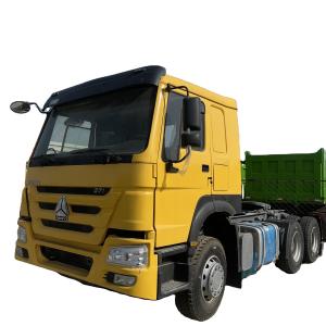 China 10 Tires ABS Supported Sinotruk Tractor Truck , Heavy Howo Tractor Head 6x4 wholesale