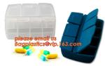 Monthly Pill Case Pill Organizer Pill Box With PU Leather Bag Leather Case, 7