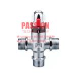 Hot Water Mixing Valve Cold Mix Valve Solar Water Heater Copper Brass Valve