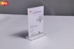 Wholesale Desktop Photo Frame Display Stand Board T Shape Acrylic Sign Holder