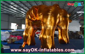 China Outside Promotion Oxford Cloth Inflatable Model Gold Bull for Advertising wholesale