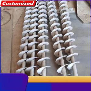 China 2025 High Precision Stainless Steel SS304 SS316 Shaftless Auger Screw For Conveyor Farms Machinery Repair Shops Powder Conveyor wholesale