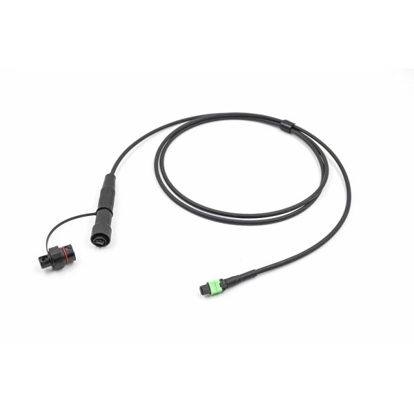 Outdoor IP67 Waterproof Pre Terminated Cable Huawei Mini MPO Reinforced Connector