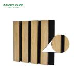 Fireproof Wood Finish Polyester Fiber Panel Perfect for Contemporary Office