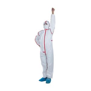 China Breathable Medical Disposable Protective Suit , Disposable White Coveralls wholesale