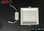 5W 9W 12W LED Panel Light Dimmable AC85 - 265V 6000K Square 80-90LM/W