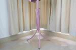 Pink Metal Entryway Coat Rack With Umbrella Stand , 2.8kg Bedroom Jacket Hanger