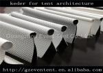 550gsm PVC fabric 35mm double flap keder tent accessories for tent