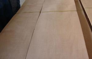 China Yellow Cherry Sliced Veneer 0.45mm Thickness For Edge Banding wholesale
