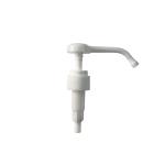 28/410 White Striped Plastic Fine Mist Spray Pump Head Disinfectant Dispenser