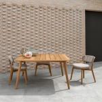 Modern Design Stackable Dining Chairs for Waterproof Outdoor Patio Furniture in