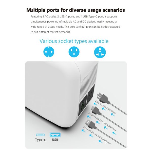 Single cell 1kWh Micro Energy Storage Station with UPS Backup Mode for Solar