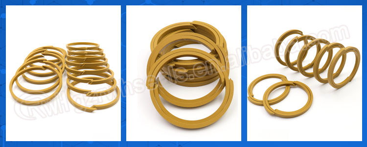 Ptfe Bronze Hydraulic Wear Ring Kzt Hydraulic Piston Oil Seals