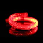 Multi-Color LED Tube Bracelet With Fibers For Concert,Carnivals, Sporting Events