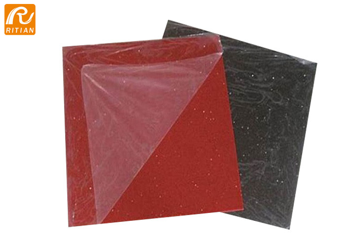 Marble Tile PE Surface Protective Film , 30 - 50 Micron White Marble Adhesive Film