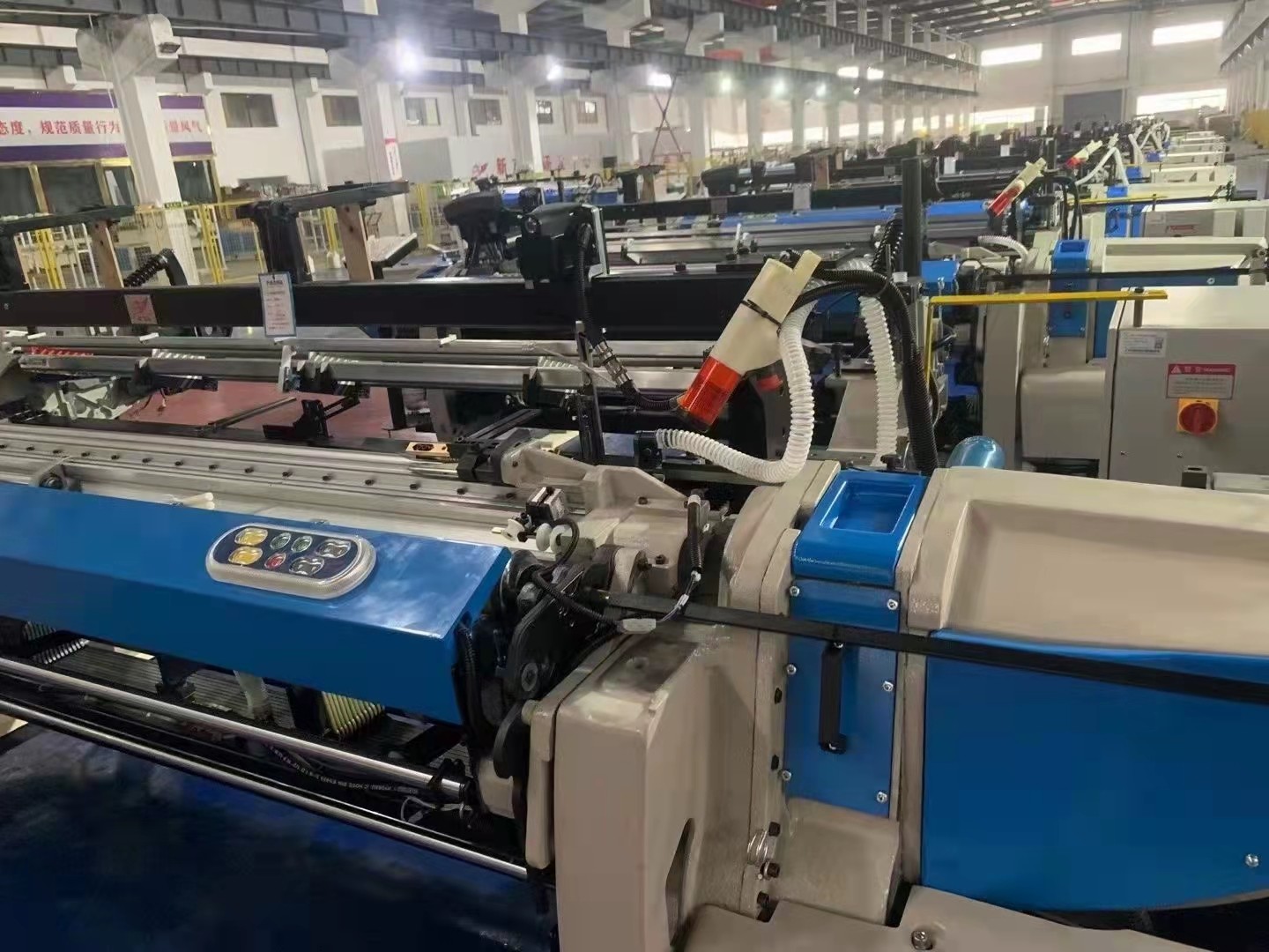 ISO Magnetoresistive Rapier Weaving Loom , Rapier Jacquard Machine