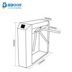 SS304 Tripod Turnstile Gate