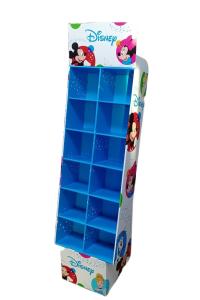 China Glossing Laminated Cardboard Stand Display Pocket Rack For Disney Marvel Advertising wholesale