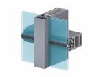 Exterior Glass Curtain Wall Aluminum Frame Customized Length And Colors