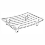 Stainless Steel Rust Proof Self Draining Bar Soap Dish Holder for Shower
