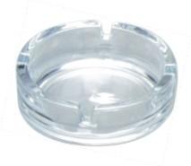 China easy wash Hotel Ashtrays Glass Ashtray Round Shape for lobby wholesale