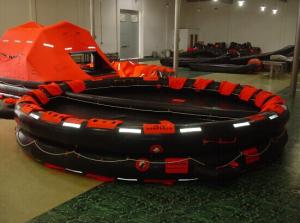 China Both Sides Of A Canopied Reversible Inflatable Life Raft wholesale