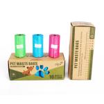 Thickness 0.01mm 0.03mm Degradable Poop Bags Cutom Color Printing
