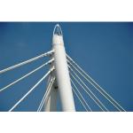 High Strength Steel Tension Rod System Customized Size For Bridge