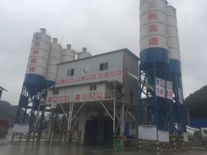 China Aggregate Central RMC Commercial Concrete Batching Plant Twin Shaft wholesale