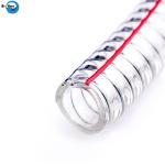 Industrial Clear Water Fuel PVC Spring Spiral Pipe Steel Wire Reinforced
