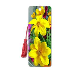 China Flower Design Souvenir 3D Lenticular Bookmark / 3D Lenticular Printing wholesale