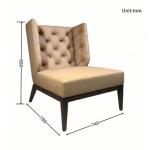 Wholesale Luxury Durable Leisure Solid Wood Leather Living Room Hotel Furniture