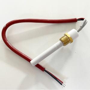 China Threaded Ceramic Glow Igniter , Ceramic Ignition Element For Solid pellet Wood Fuels wholesale