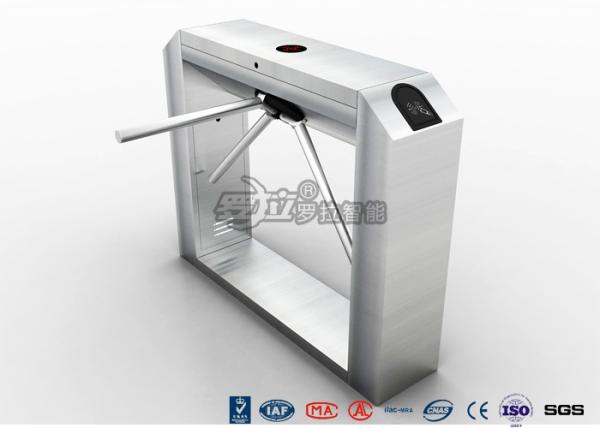 304 Stainless Steel Tripod Turnstile Gate RFID Flap Barrier Turnstile Attendance