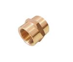 Nipple Coupling Brass Tube Fitting 3/4 Inch NPT X 3/4 Inch NPT Brass Adapter