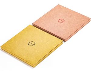 China Glitter Empty Cardboard Eyeshadow Palette For Cosmetic Packaging wholesale